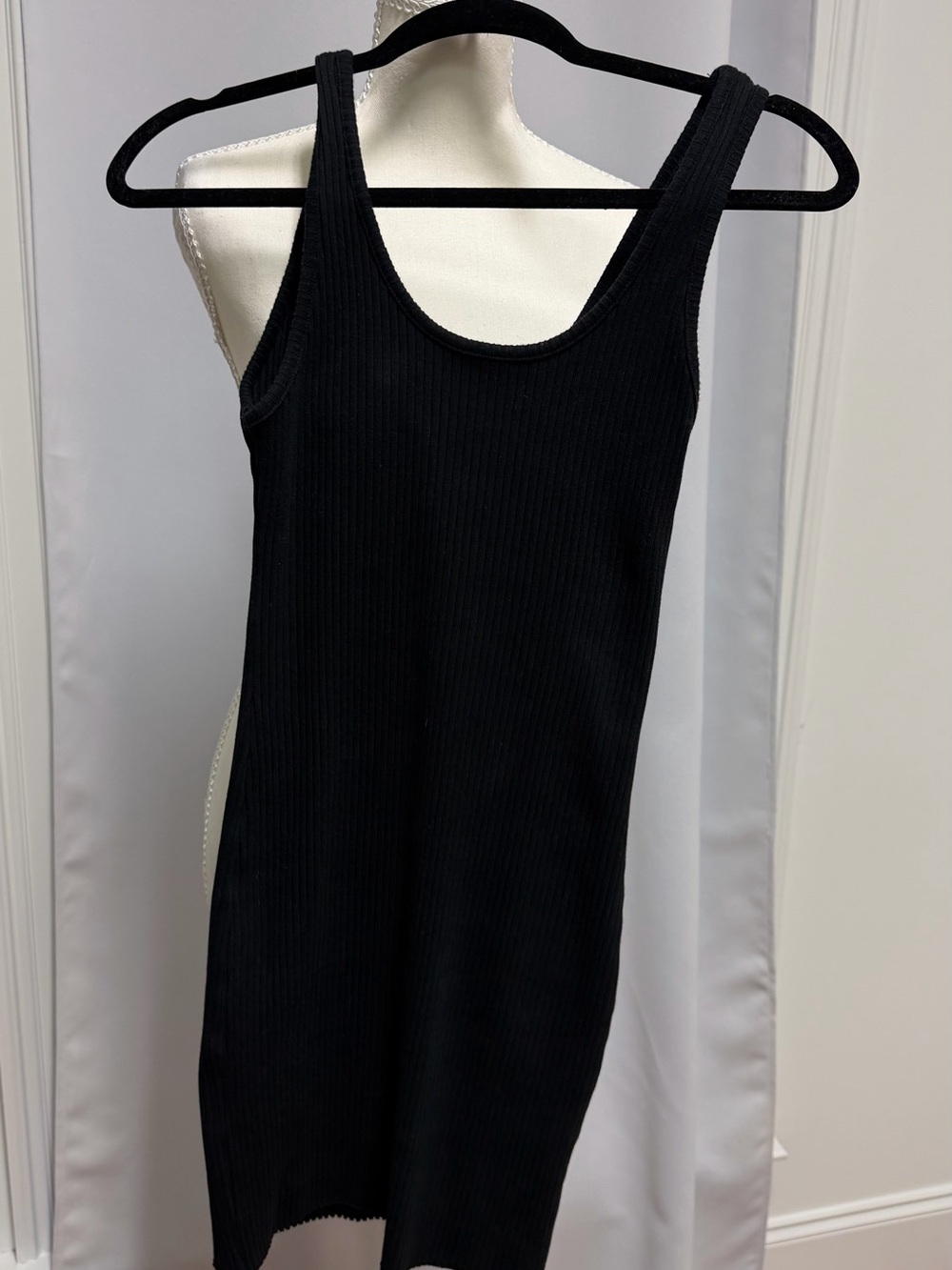 Calvin Klein Jeans Black Ribbed Tank Top
